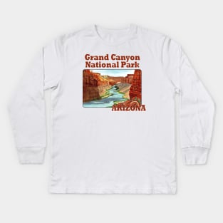 Grand Canyon National Park, Arizona Kids Long Sleeve T-Shirt